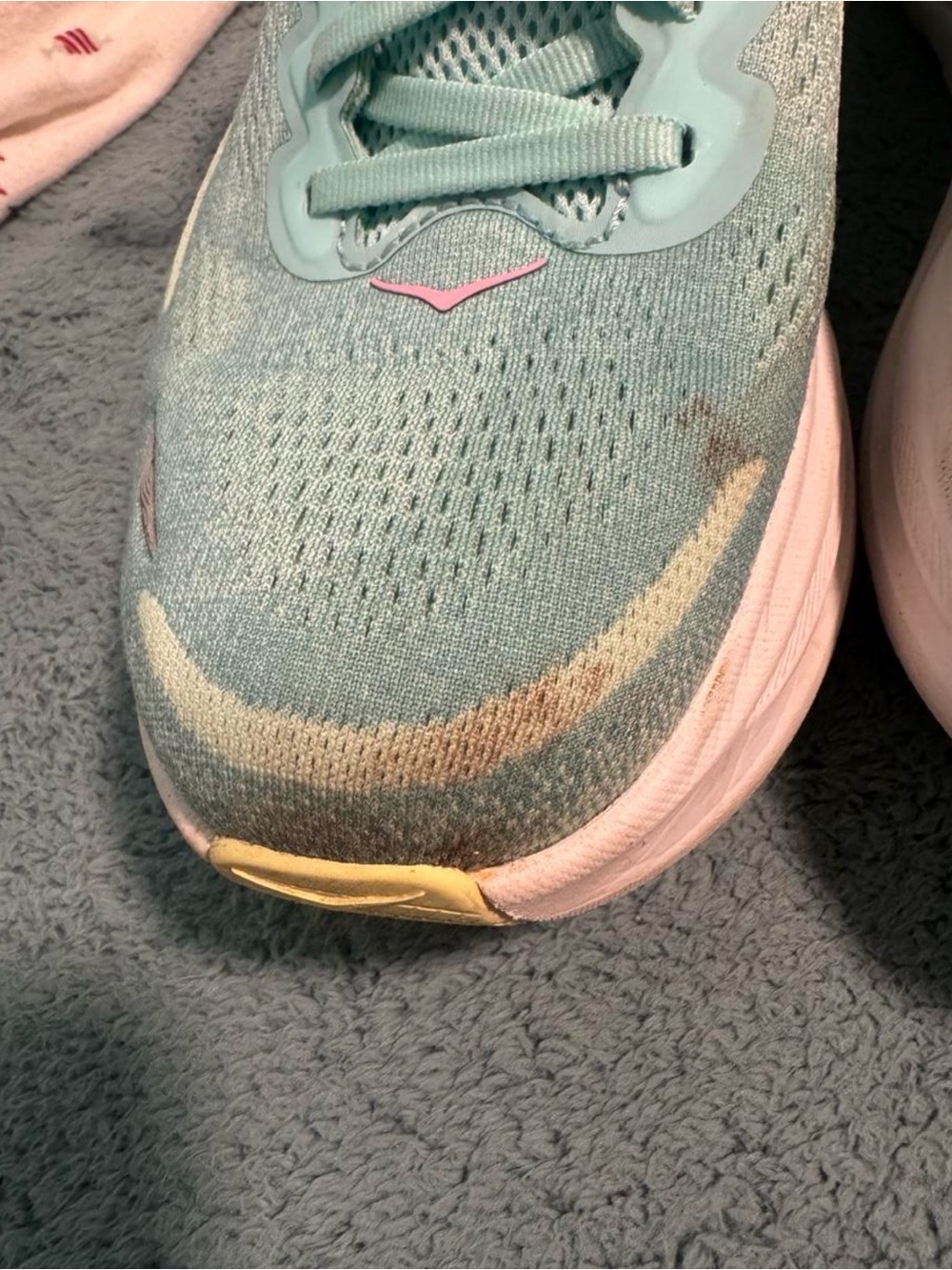 Hoka Women's Mint and Black Running Sneakers - Picture 2 of 7